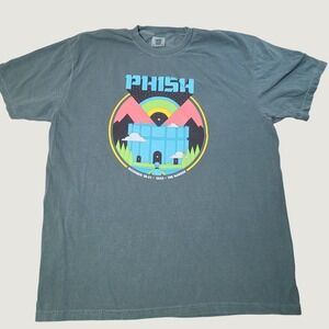 Phish 2023 MSG New Years Eve Tour Shirt Mens XL Comfort Colors Green Graphic Tee